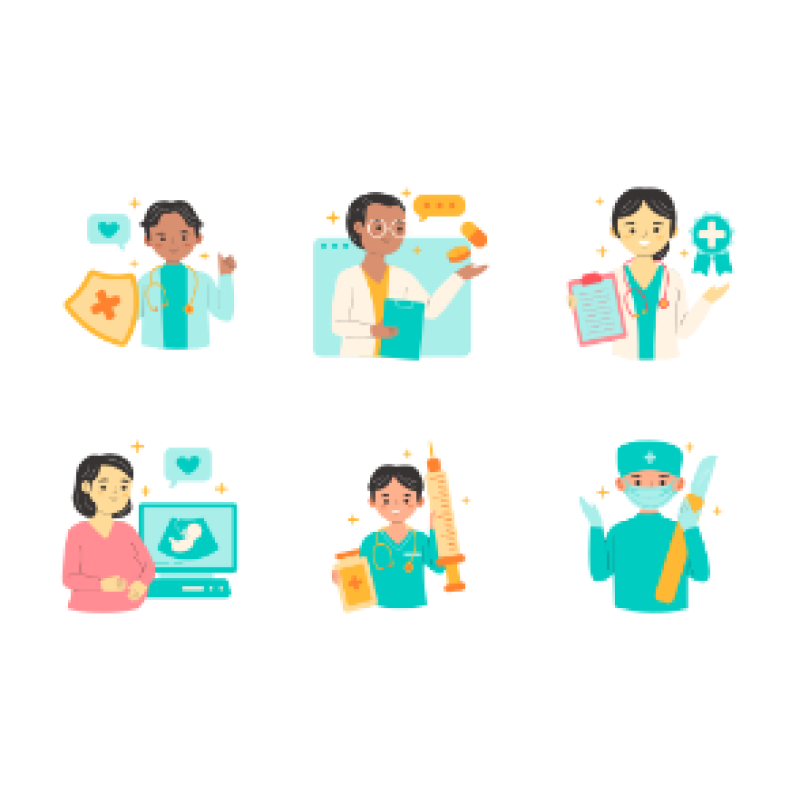 Hospital Clinic Activity illustration pack