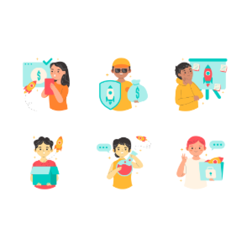 Creative Startup Activity illustration pack